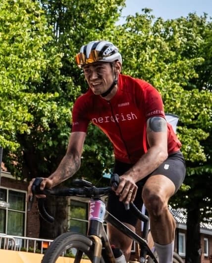 Daren out cycling